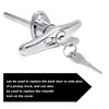 Qjaiune Truck Cap Locking T-Handles 1 Pack Camper Topper Replacement