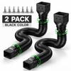 2-Pack Adjustable Downspout Extensions to Help Prevent Water Pooling Around