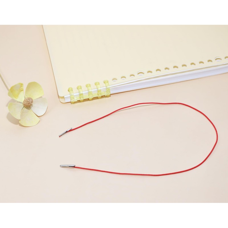 ONLYKXY 30pcs Elastic Cords with Metal Ends Long Soft Stretch
