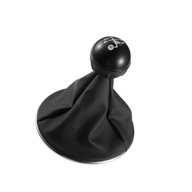 Motoforti 5 Speed Gear Shift Knob Fit for Fiat 500 with Boot Cover - 2 Pcs Long-lasting