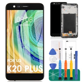 LCD Screen Replacement for LG K20 Plus 2017 TP260 MP260 VS501 for LG K10 2017 M250 Touch Screen Full Assembly Replacement Parts with Frame