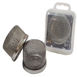 Cosmostar Stainless Steel Inlet Strainer for airless Paint Sprayer Compatible with 795 1095 1595 Ultra 1500 1000 750 333 433 Gmax 3900 5900 Suction Hose Double Screen (is-1'' NPT Thread)