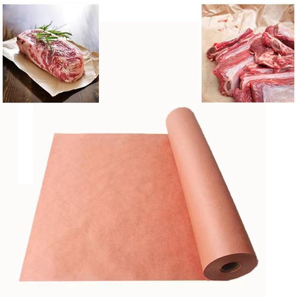 katmerio Butcher Paper, Pink, Butcher Paper, BBQ Kraft Paper Roll,