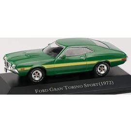 MAG PP09 1:43 Gran Torino Sport (1972) in Green - American Car Collection Diecast Model Replica