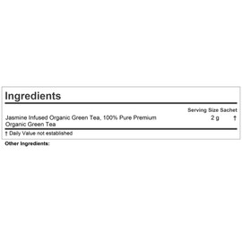 Andrew Lessman Tea - Jasmine Infused Green Tea 90 Sachets - Green Tea from Organic-Certified Gardens. Rich Infusion of Jasmine. Powerful Anti-oxidant EGCG. Ultra-Mild Flavor. No Bitter Aftertaste