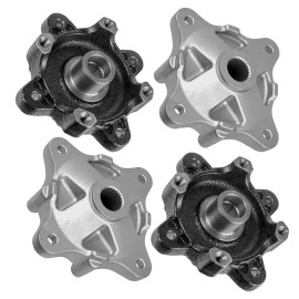 Caltric Front & Rear Wheel Hubs For Polaris Ranger 570 14-23 / Ranger 700 6X6 4X4 06-09