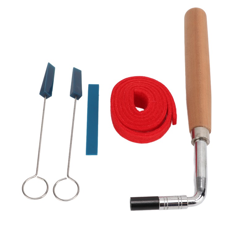 6Pcs Professional Piano Tuner Kit Exquisite Workmanship Complete Tools Easily