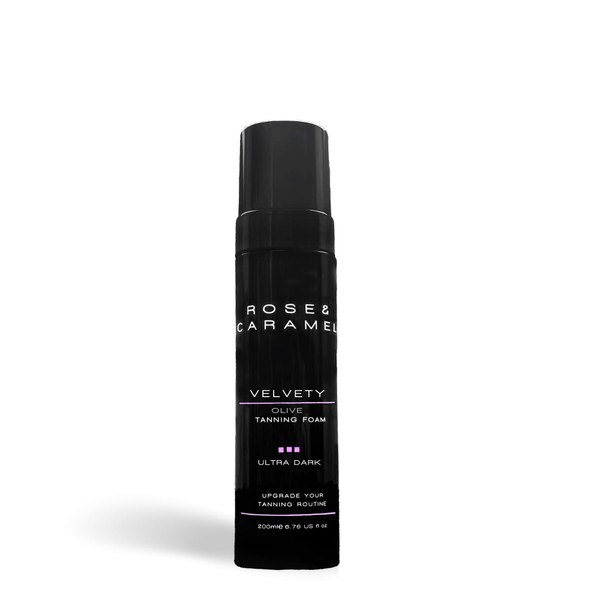 Rose & Caramel Velvety Dark Olive Self Tanning Mousse 200ml,