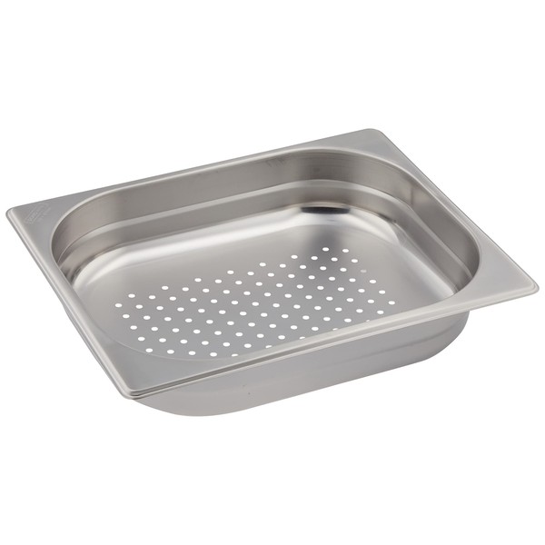 TKG Corporation AHTA113 Donham Perforated Hotel Pan, 1/2, Depth 2.6