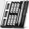 Four Candies 2PCS Metal Mechanical Pencils Set with Case, 0.5mm