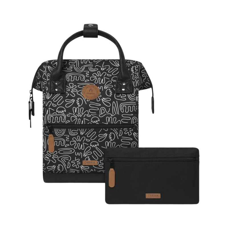 Cabaïa Backpack Adventurer Small Amiens Black, black