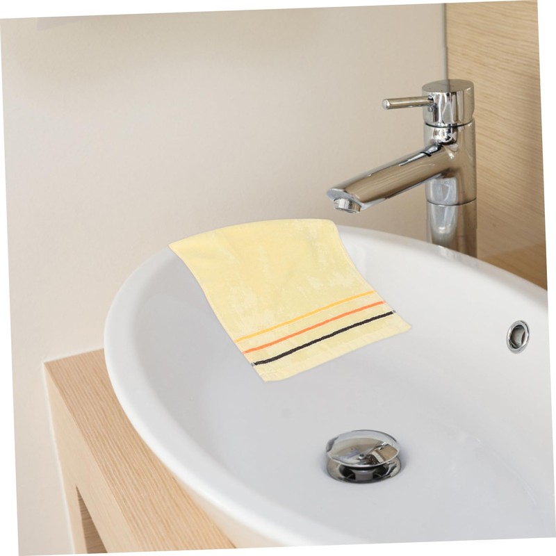 BUGUUYO 3pcs Absorbent Jacquard Washcloths Quick Drying Face Towels for