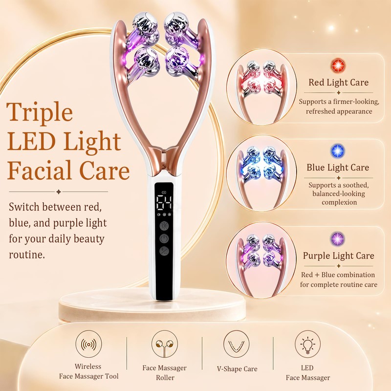 SZMDLX Face Massager, 9 Level EMS Face Lifting Device