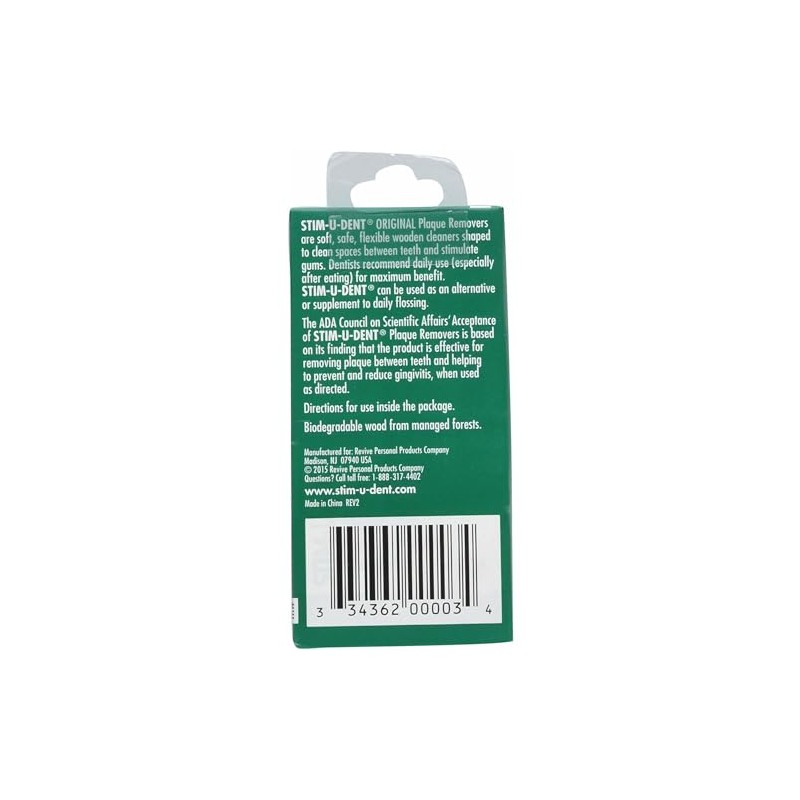 Stim-U-Dent Quitadores de placa de menta (100 unidades, 5 unidades)