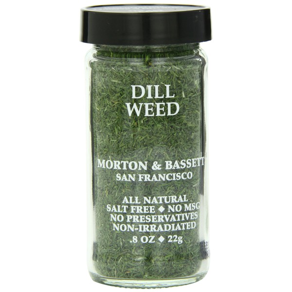 Morton & Basset Spices, Dill Weed, 0.8 Ounce (Pack of 3)
