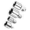 sourcing map 4pcs Impact Socket Adapter 1/4" 3/8" 1/2" Cr-V