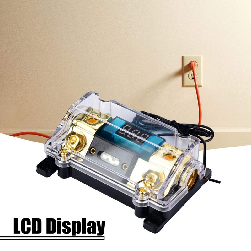 100A Audio Fuse Holder 24V Fuse Holder Distribution Block with