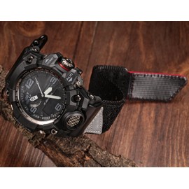 Watch Band Strap for Casio G-shock GWG-1000 GWG1000,Super Rugged Nylon Sports Strap