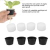 100 Set Hydroponic Grow Baskets Sponges Circular Planting Baskets Plant