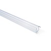 1/2" Frameless Glass Shower Door Sweep - Bottom Seal -