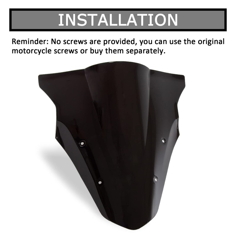 Windshield for ER6F ER650F 650 2012-2016 - PSLER Windscreen Double