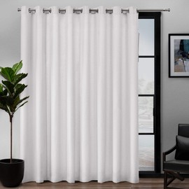 Exclusive Home Curtains Loha Patio Grommet Top Single Curtain Panel, 108x96, Winter