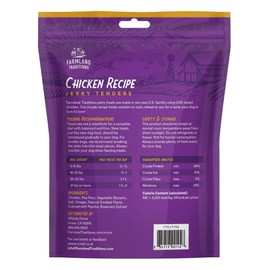 Farmland Traditions Chicken Recipe Jerky Tenders for Dogs 16 oz.