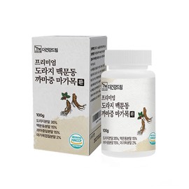 The Healthy Dream McMoon-dong Bellflower, Rowan, and Blackcurrant Health Pills 100g, 1 piece / 더건강드림 맥문동 도라지 마가목 까마중 건강환 100g, 1개