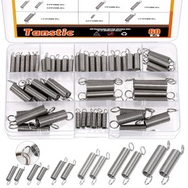 Tanstic Extension Spring Assortment Kit Different Sizes Stainless Steel Extension Springs for Repair (60)