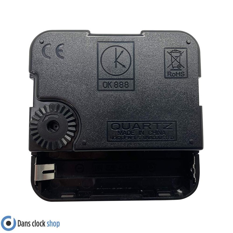 OK 888 Ticking Quartz Clock Movement Mechanism 8mm Plastic Shaft