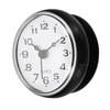 PATIKIL Waterproof Bathroom Clock Mini Round Wall Clock with Suction