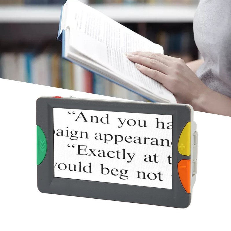 4.3inch Portable Video Digital Magnifier 2X‑32X Zoom Support AV Output