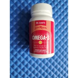 Dr, Santo Remedio  Omega 3 Dietary Supplement 1000 mg, 30 Ct Exp 04/2026