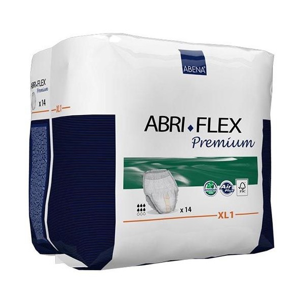 Abena Abri-Flex Premium XL1 Incontinence Slip for Day Use 14 Items