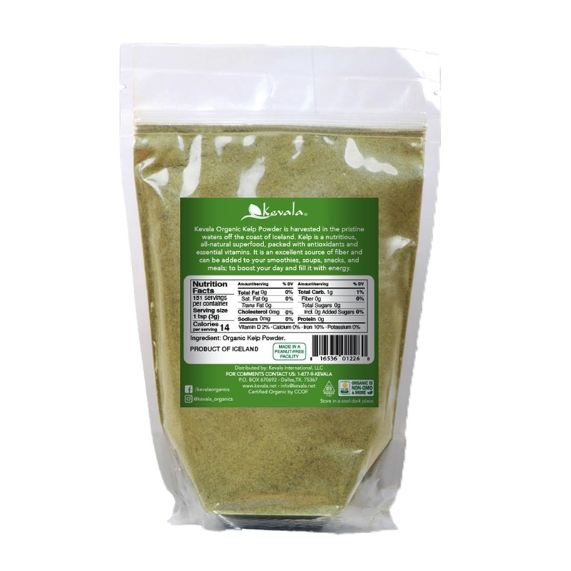 Kevala Organic Kelp Powder 1lb