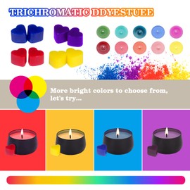 Candle Making Kit for Adults - DIY Scented Candles Making Supplies with Soy Wax,Wax Melter, Essential Oils, Color Dyes, Wicks Sticker, Candle Tins - Full Candle Making Set - Perfect Home Decoration