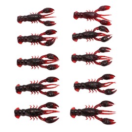 Agatige Soft Fishing Lure Crawfish Bait Shrimp Lobster Claw Artificial Bait Pack of 10 Soft Bait Fishing Tackle Freshwater Saltwater