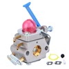 Carburetor Set Fuel Filter Line Primer Bulb Kit Fit for