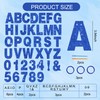 BEISHIDA 116 PCS A-Z Glitter Blue DIY Letter Banner Kit