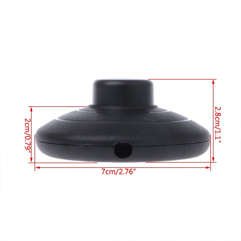 COPLKY Step On The Self-Locking Switch Foot Pedal Push Inline