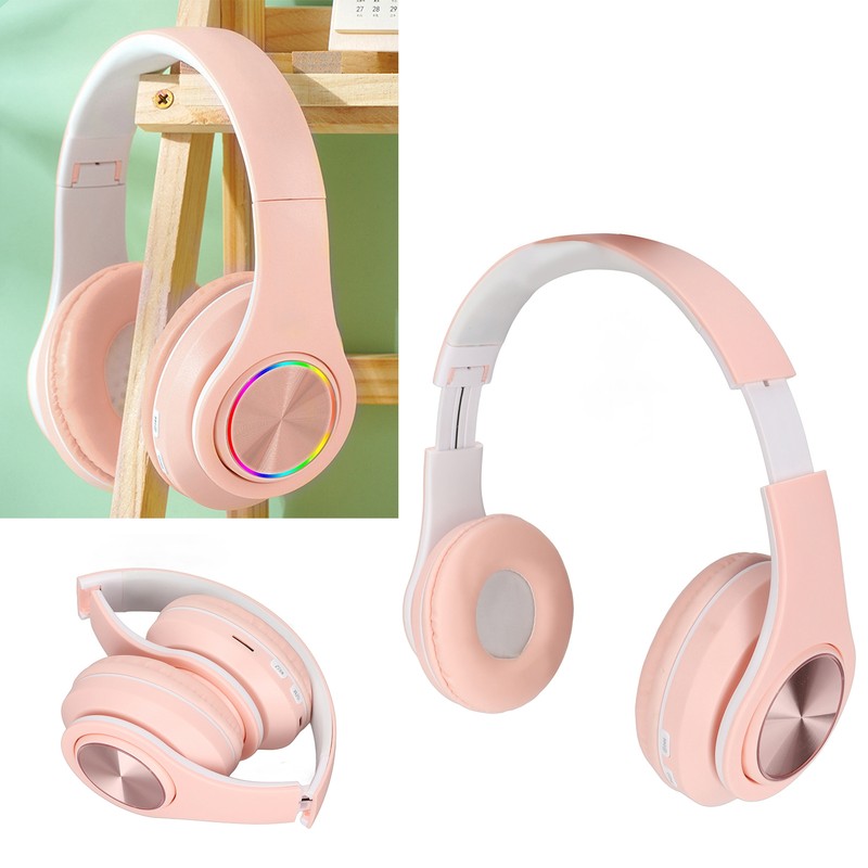 Bluetooth Headset Noise Reduction Foldable Over Ear Wireless Headphone with