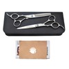 Montesoro 6-Piece Hair Cutting Scissors, For Left Handed, Self-Cut, Rust