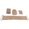 Exfoliating Jute Back Scrubber Concave Convex Surface Gift Package Jute