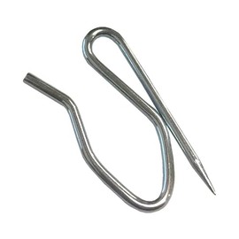 25Pcs Metal Deep Pinch Curtain Hooks Pins Galvanised Curtain Tape Hooks Pins Metal Drapery Pin Hooks for Windows Curtains Door Curtain and Shower Curtain.