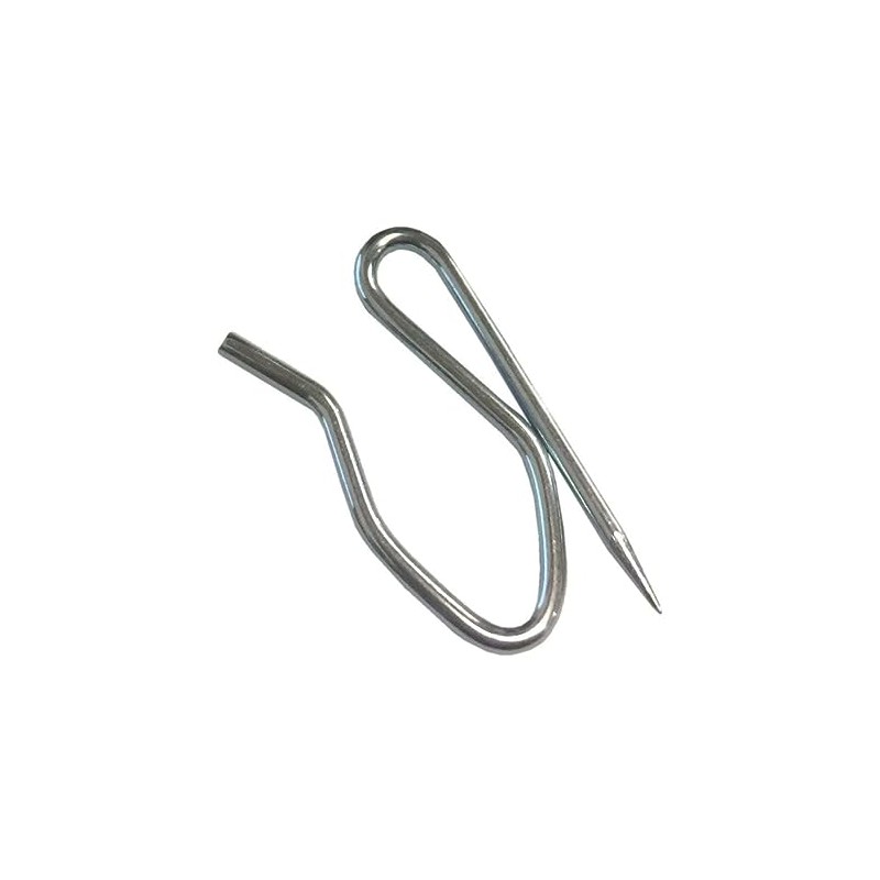 25Pcs Metal Deep Pinch Curtain Hooks Pins Galvanised Curtain Tape
