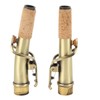 2Pcs Saxophone Neck Metal Straight Curved Accessory Replacement Set Kit