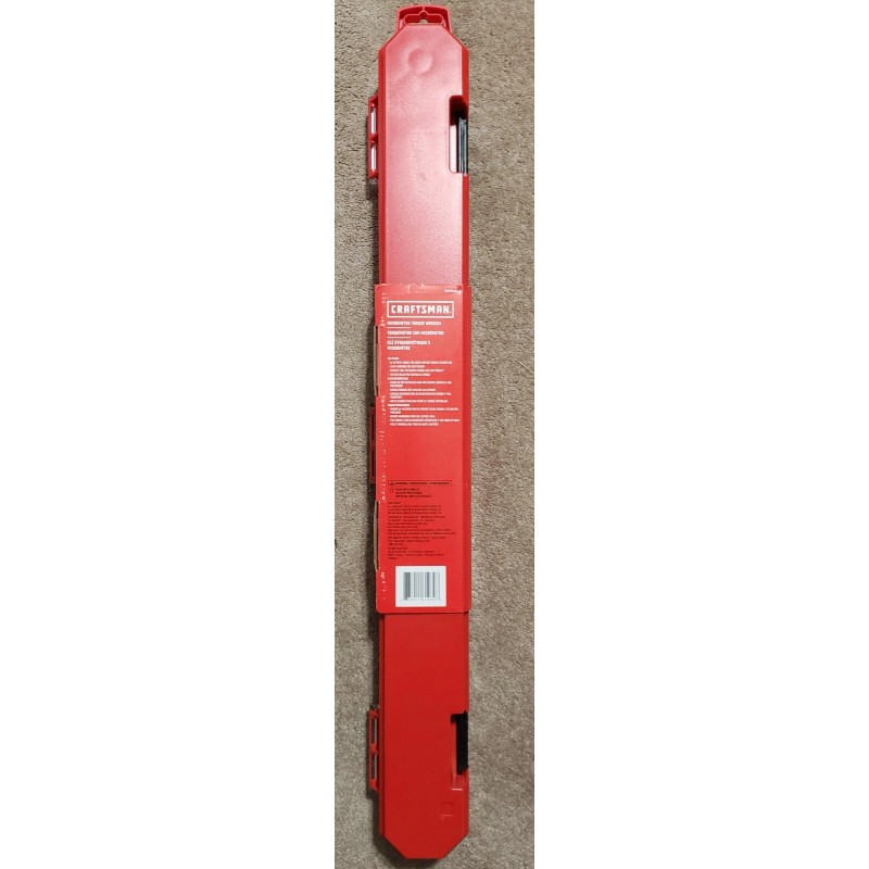 Craftsman CMMT99434 Torque Wrench, SAE, 1/2-Inch Drive New!