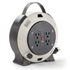 BLACK+DECKER Retractable Extension Cord Reel 20 Ft. With 4 Outlets,