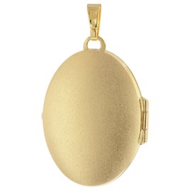 trendor Women's Necklace with Locket 925 Silver Gold-Plated Magical Jewellery Necklace for Women Great Gift Idea 15548, Gold Plated Sterling Silver