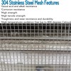 Upgraded 2PACK SS Wire Mesh, 4 Mesh Completely Welded, 12